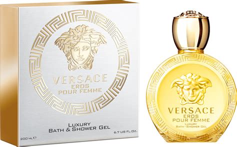 versace eros pour femme luxury bath & shower gel|Versace Eros pour femme 50ml.